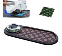 LLELEMAMO Multifunction Car Anti-Slip Mat Auto Phone Holder, Anti Slip Mat Mobile Phone Holder for Car Dashboard with Temporary Parking Numbe Pad for Phones Sunglasses Keys Gadgets (Style 4)