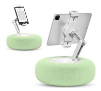 LLELEMAMO Snuggle Screen Phone Holder, Snugglescreen Phone Holder, Tablet Stand Pillow, Cozy 360° Adjustable Phone Holder for Bed, Suitable for Viewing on Bed, Couch and Desk (Green)