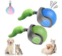 LLELEMAMO Tail 2.0, Tail Cat Toy, Interactive Cat Toy for Indoor Cats, USB Rechargeable Smart Automatic Moving Cat Dog Toy Ball, Two Speed Adjustment, with Replacement Tail (Mix-D)