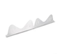 Llenador de huecos de estufa de metal para uso entre rango y mostrador para bloquear migas y derrames con acabado suave que combina con la decoración moderna de la cocina (plata (plata (puntiaguda) 1)