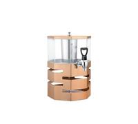 Llenadora de botellas con grifo, Dispensador de bebidas 4L for fiestas Soporte espita for PC acero inoxidable multicolor 1-3 niveles(Brass,1F)