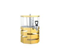 Llenadora de botellas con grifo, Dispensador de bebidas 4L for fiestas Soporte espita for PC acero inoxidable multicolor 1-3 niveles(Gold,1F)
