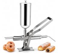 Llenadora De Donuts 5L,máquina For Hacer Churros Manual Con Juego De 4 Boquillas