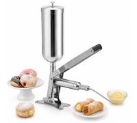 Llenadora De Donuts Churro 5L,Inyector Manual De Croissant Acero Inoxidable