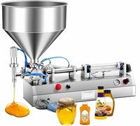 Llenadora de líquidos viscosos de acero inoxidable, máquina de llenado cuantitativa, llenado automático de botellas de control digital manual con pedal, para aceite, perfume, bebidas alcohólicas