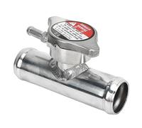 Llenadora de Manguera de Radiador Cuello de Llenado Fundido a Presión en Línea, Aluminio Tapa de Llenado de Manguera de Radiador con Tapa de 16 PSI, 32 Mm 1-1/4 pulg.
