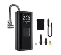 Llenadora de neumáticos de coche, 2 modos, con cable | Minibomba de aire exterior para coche, deporte, exterior, hogar, viajes, ayuda en carretera