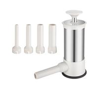 Llenadora de salchichas - Máquina de llenado de carne, máquina para hacer salchichas de calidad alimentaria con 4 tubos de llenado | Herramienta para hacer salchichas, herramienta para hacer