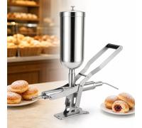 Llenadora Manual De Donuts 5L, Churrera Inoxidable Con 4 Boquillas
