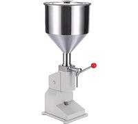 Llenadora Manual de líquidos para cremas, Miel, champú y aceites cosméticos, para Botellas de 5 a 50 ml, Equipo de fácil Uso.