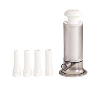 Llenadora manual de salchichas de diseño elegante con componentes desmontables, para crear sabores personalizados