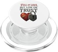 Lleno de amor pero baja confianza PopSockets PopGrip para MagSafe