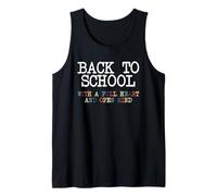 Lleno De Corazón Y Mente Abierta De Regreso A La Escuela Profes Camiseta sin Mangas