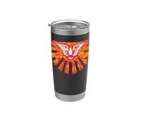 Lleno del Espíritu Santo Pentecostés Domingo Llama Fuego Vaso térmico de acero inoxidable de doble pared