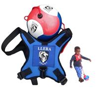Llera SPort Balón de Fútbol Infantil con Arnés | Entrenador de Patadas Tamaño 2 para Niños de 2 a 6 Años | Kit Completo Ajustable | Juguete Educativo Activo | Regalo Original para Niños y Niñas