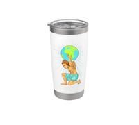 Lleva el firmamento - Atlas Vaso térmico de acero inoxidable de doble pared