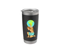 Lleva el firmamento - Atlas Vaso térmico de acero inoxidable de doble pared