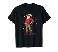 Lleva el Rodeo a Navidad con Cowboy Santa Camiseta