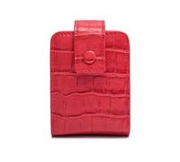 Lleva tus artículos de belleza con bolsa de maquillaje, estuche de almacenamiento para pintalabios, bolsas de cosméticos de viaje para mujer, rojo (Vibrant)