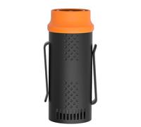 Llévalo en cualquier lugar, ventilador de cuello compacto y recargable que proporciona un fuerte flujo de aire cuando más lo necesites