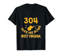 Llévame a casa West Virginia State Map WV 304 Roots Pride Camiseta