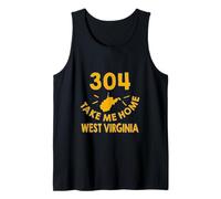 Llévame a casa West Virginia State Map WV 304 Roots Pride Camiseta sin Mangas