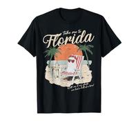 Llévame a Florida Vacaciones de Verano Hawaii Beach Familia Retro Camiseta