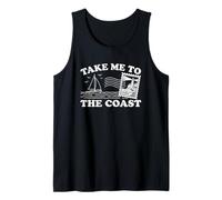 Llévame a la Costa - Funny Saying Lake House Vacation Lake Camiseta sin Mangas