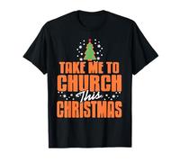 Llévame A La Iglesia Esta Navidad Camiseta