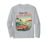 Llévame a la Playa Retro Sunset Drive Manga Larga