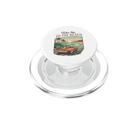 Llévame a la Playa Retro Sunset Drive PopSockets PopGrip para MagSafe