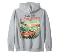 Llévame a la Playa Retro Sunset Drive Sudadera con Capucha