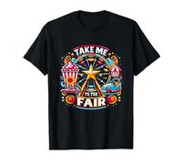 Llévame a las ferias estatales y del condado Rueda de la fortuna Pop Maíz Camiseta