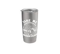 Llévame a las montañas Vaso térmico de acero inoxidable de doble pared