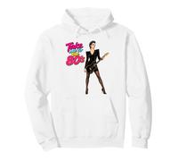 Llévame a los 80 Glam Rock Guitar Girl Pop Art Sudadera con Capucha