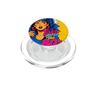 Llévame a los 80, Pop Art Retro, Big Hair, Glam Girl PopSockets PopGrip para MagSafe