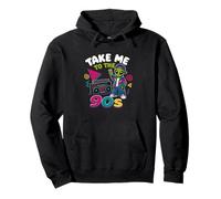 Llévame a los 90 Retro Alien Hip Hop Boombox Throwback Sudadera con Capucha