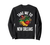 Llévame a Nueva Orleans Funny Traveler Sudadera