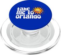 Llévame a Orlando Florida Retro Beach Vacation Travel PopSockets PopGrip para MagSafe