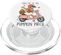 Llévame a Pumpkin Patch Duck Fun PopSockets PopGrip para MagSafe