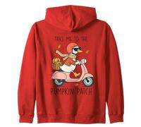 Llévame a Pumpkin Patch Duck Fun Sudadera con Capucha