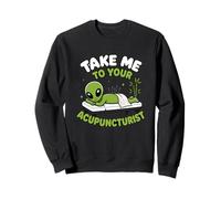 Llévame a tu acupunturista Acupuntura Bienestar Alien Sudadera