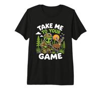 Llévame a tu Juego Cazador alienígena secuestro OVNI Camiseta Premium