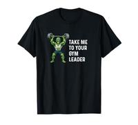 Llévame a tu líder de Gimnasio Levantamiento de Pesas Fitness Alien UFO Camiseta