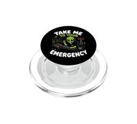 Llévame a tu Operador de despachador de Emergencia 911 Alien PopSockets PopGrip para MagSafe