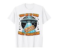 Llévame a tu Philly Cheesesteak UFO Philly Cheesesteak Camiseta
