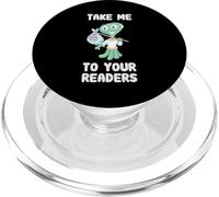 Llévame a Tus lectores Lectura Divertida Alien Lover Book Nerd PopSockets PopGrip para MagSafe