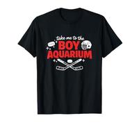 Llévame al niño Acuario Divertido Orgullo Gay Hockey sobre Hielo Meme Camiseta