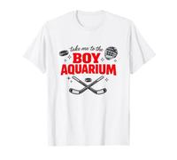 Llévame al niño Acuario Divertido Orgullo Gay Hockey sobre Hielo Meme Camiseta