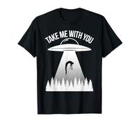 Llévame contigo Alien Abduction Spaceship UFO Camisa Camiseta